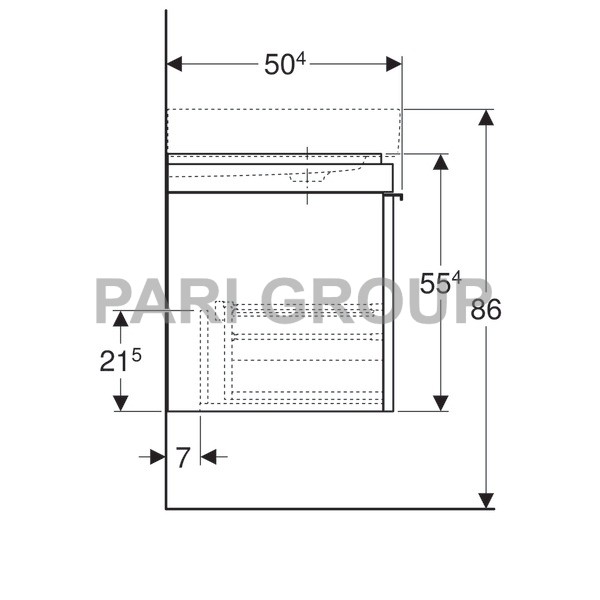    Geberit Citterio,       :  133.4,  55.4,  50.4,  -   ,  -   