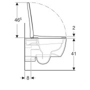      Geberit Icon, Rimfree c       ,  54 , 