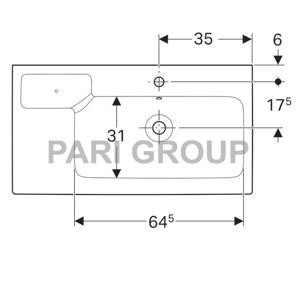  Geberit iCon     :  90,  48.5,      ,   ,   , 