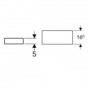   Geberit iCon:  37,  5,  16.5, ,   
