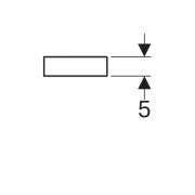   Geberit iCon:  90,  5,  16.5, ,   