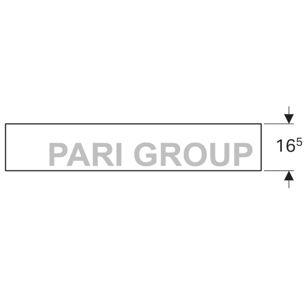 ��������� ����� Geberit iCon: ������ 90��, ������ 5��, ������� 16.5��, �����-�����,  ������� ��������