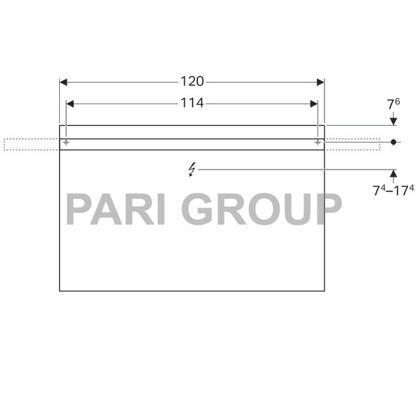    Geberit iCon:  120,  75