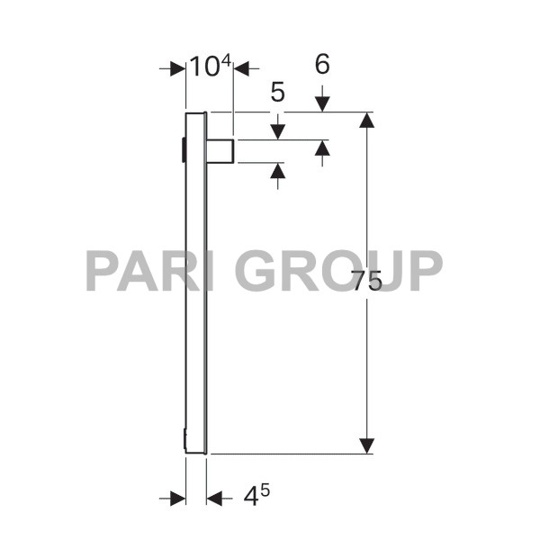    Geberit iCon:  120,  75