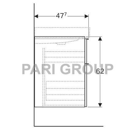    Geberit iCon,    :  59.5,  62,  47.7,   ,  ,  