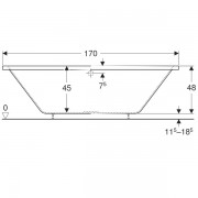   Geberit myDay, Duo:  170,  75