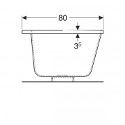   Geberit myDay Duo:  180,  80,  , 