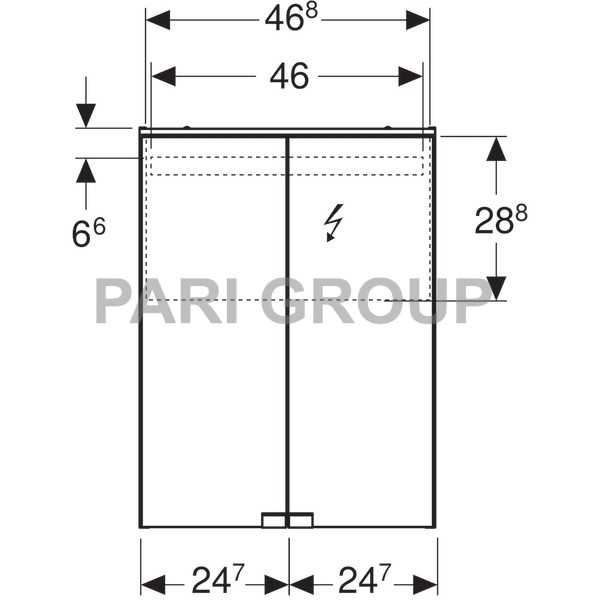   Geberit Option Basic  ,  :  50,  67.5,  14,  -CEE 7/16,     ,  -   -