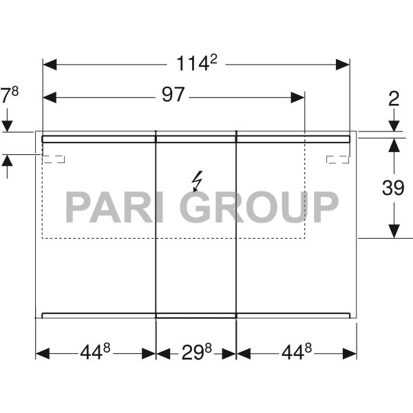   Geberit Option  ,  :  120,  70,  15,  -CEE 7/16,    ,      