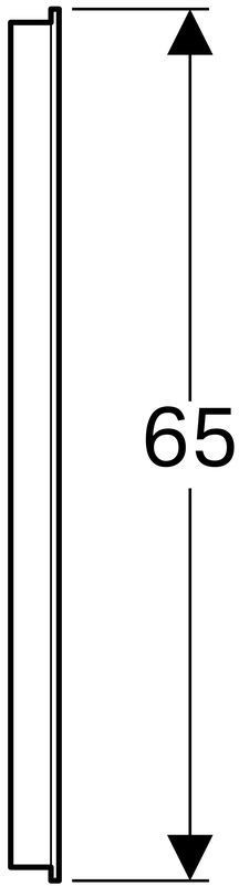 ������� � ���������� Geberit Option Basic, ������������� ���������: ������ 40��, ������ 65��