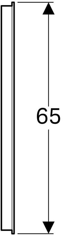 ������� � ���������� Geberit Option Basic, ������������� ���������: ������ 50��, ������ 65��