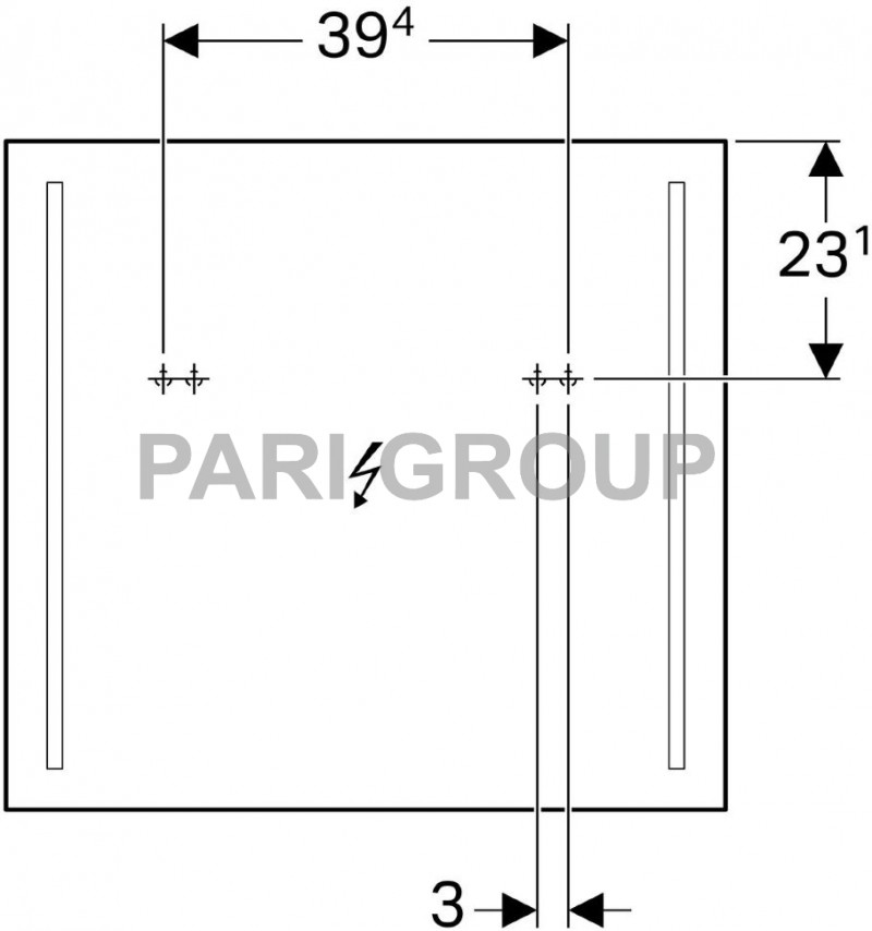 ������� � ���������� Geberit Option Basic, ������������� ���������: ������ 70��, ������ 65��