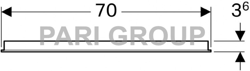 ������� � ���������� Geberit Option Basic, ������������� ���������: ������ 70��, ������ 65��