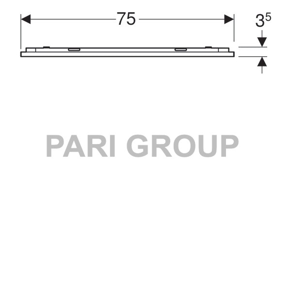 ������� � ���������� Geberit Option Plus � ������ � �������� ����������: ������ 75��, ������ 70��, ����������� ������������ ���������