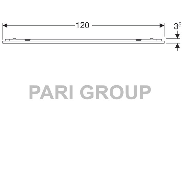 ������� � ���������� Geberit Option Plus � ������ � �������� ����������: ������ 120��, ������ 70��, ����������� �������, ������������ ���������