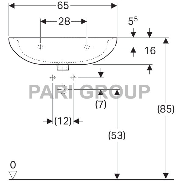  Geberit Renova,  65,  51,      ,   , 