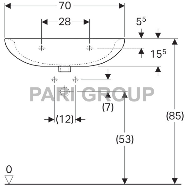  Geberit Renova,  70,  53,      ,   , 
