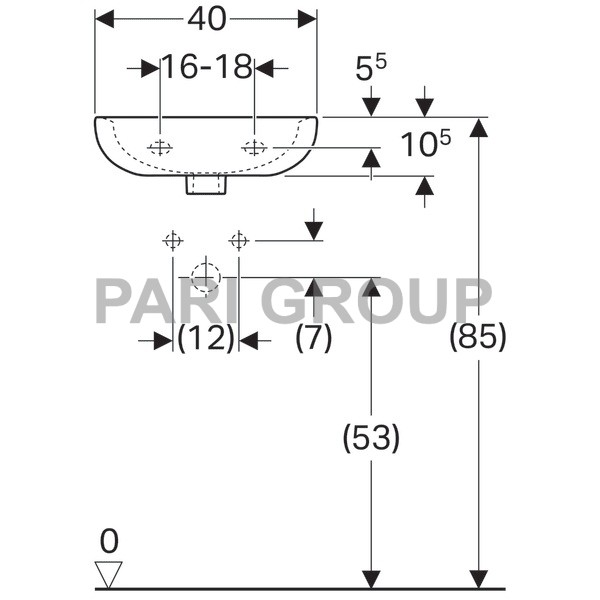  Geberit Renova,  40,  16.5,  30,      ,   , 