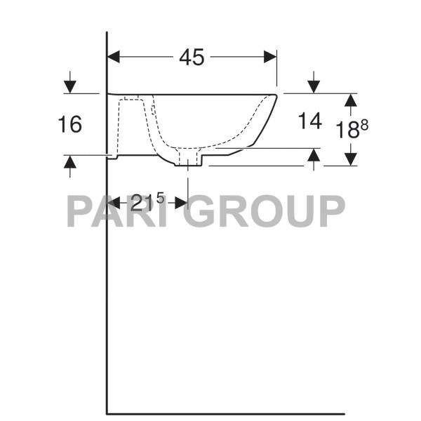  Geberit Renova,  55,  45,      ,   , 