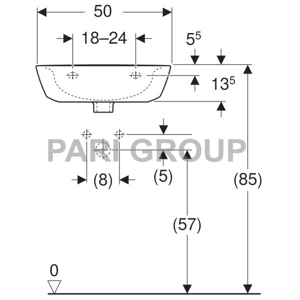  Geberit Renova,  50,  17.3,  40,      ,   , 