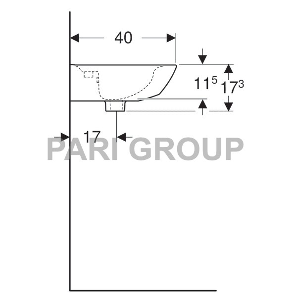  Geberit Renova,  50,  17.3,  40,      ,   , 