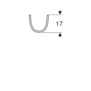 Пьедестал Geberit Renova напольный, высота 71 см, белый