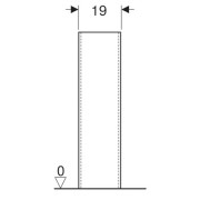 Пьедестал Geberit Renova напольный, высота 71 см, белый