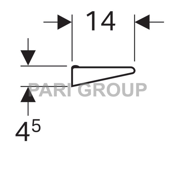   Geberit Renova:  50,  4.5,  14, 