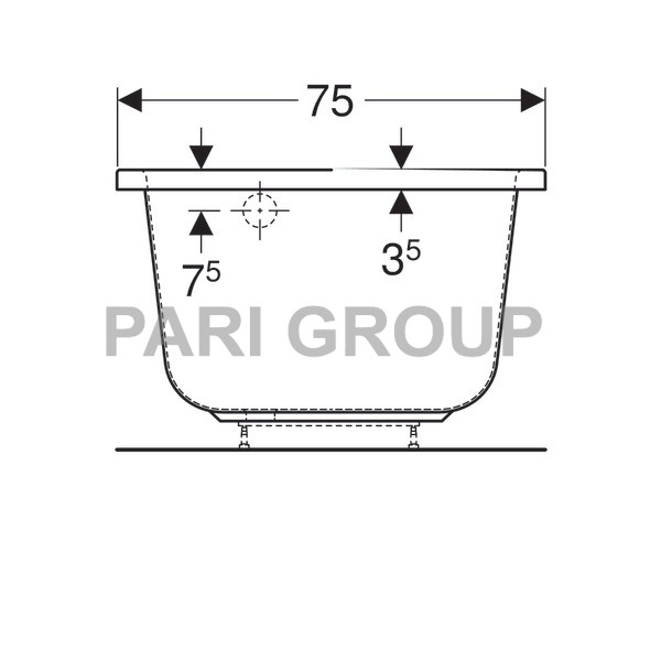  Geberit Renova , ,  160,  75,  , 