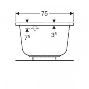  Geberit Renova , ,  160,  75,  , 