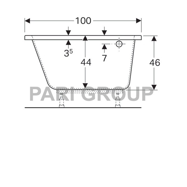   Geberit Renova:  150,  100,  , 