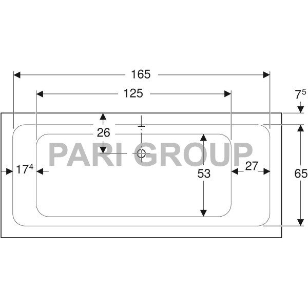   Geberit Renova, Duo:  180,  80, 