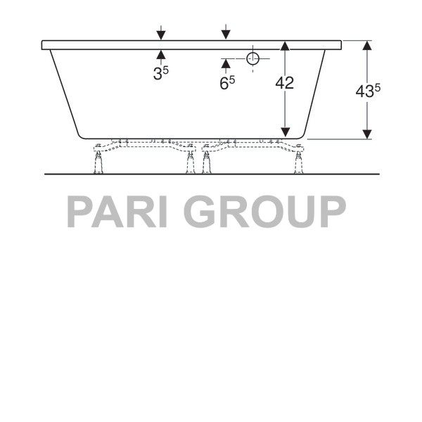   Geberit Renova:  135,  135