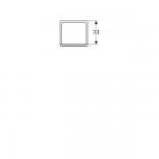 Высокий шкафчик Geberit Renova Plan с двумя дверями и одним выдвижным ящиком: ширина 39см, высота 180см, глубина 36см, Темно-серый, Матовое покрытие