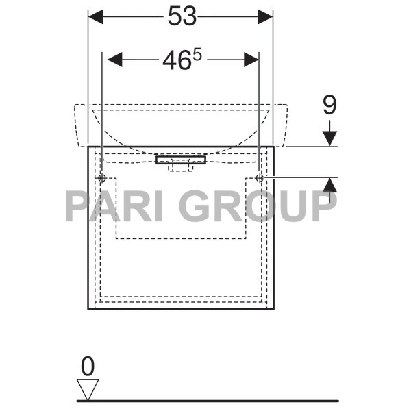������� ��� �������� Geberit�Renova�Plan, � ����� ��������� ������ � ����� ���������� ��������� ������: ������ 53��, ������ 46.3��, ������� 47.2��, ������� ����� / ����������� ��������, ��������������� �����,  ��������� ��������
