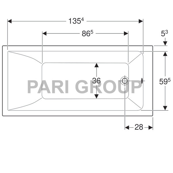   Geberit Renova Plan:  150,  70,  , 