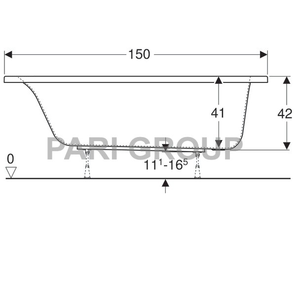   Geberit Renova Plan:  150,  70,  , 