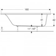   Geberit Renova Plan:  160,  75,  , 
