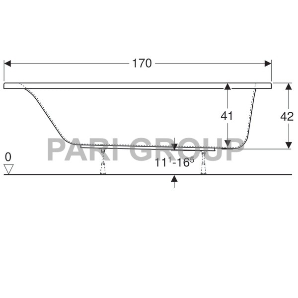   Geberit Renova Plan:  170,  70,  , 