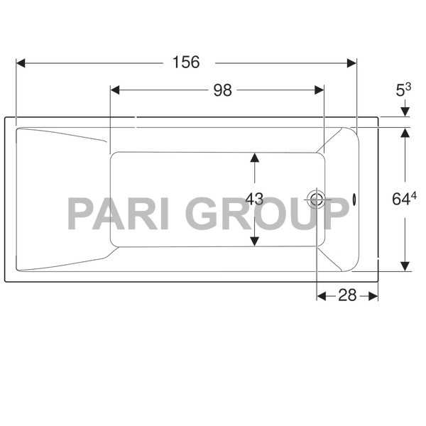   Geberit Renova Plan:  170,  75,  , 