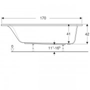   Geberit Renova Plan:  170,  75,  , 