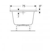   Geberit Renova Plan:  170,  75,  , 