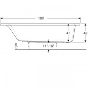   Geberit Renova Plan:  180,  80,  , 