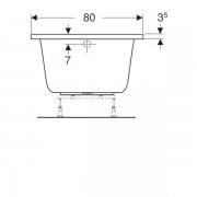   Geberit Renova Plan:  180,  80,  , 