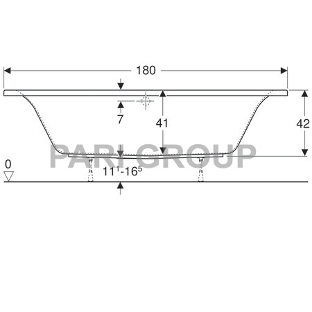   Geberit Renova Plan Duo,  180,  80,  , 