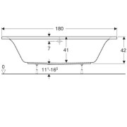   Geberit Renova Plan Duo,  180,  80,  , 