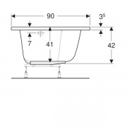   Geberit Renova Plan:  150,  90,  ,  , 