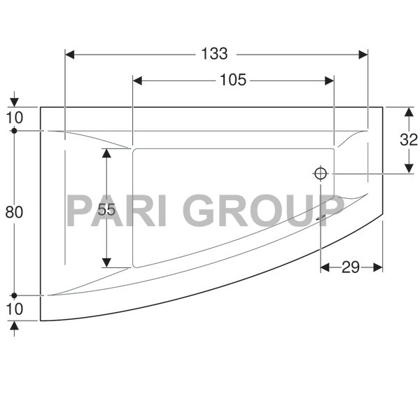   Geberit Renova Plan, :  160,  100,  , 