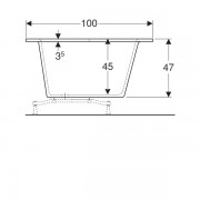   Geberit Renova Plan, :  160,  100,  , 
