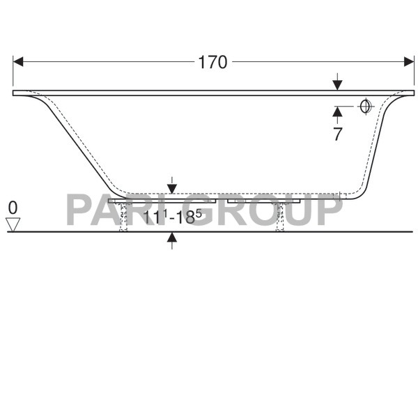   Geberit Renova Plan, :  170,  105,  , 